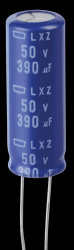 ELXZ500ETD391MJ30S ELKO, 390 µF, 50 V, 105 °C