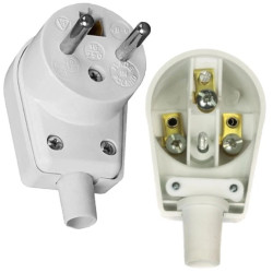 VIPLAST Wtyczka Kątowa Biała