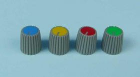 GAŁKA SZARA 15mm ZIELONA 6mm