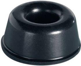 Nóżki samoprzylepne; PB Fastener BS-17-BK-R BS-17-BK-R (Ø x W) 22.3 mm x 10.2 mm czarny 6 szt.