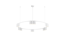 Lampa Wisząca (Koło) Genesis White15xgu10 Ml0377 Milagro