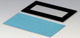 Display panel, acrylic glass, (L x W) 67.8 x 42.5 mm, transparent, A9174009