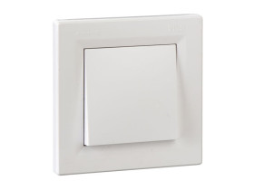 ASFORA Wyłącznik schodowy z podświetleniem biały z ramką EPH0500221 SCHNEIDER ELECTRIC
