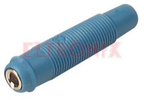 NASADKA BANANOWA KUN30 NIEBIESKA 4MM2 60VDC,16A