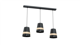 Lampa Wisząca Venezia Black 3Xe27 Mlp5451 Milagro