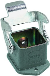 Surface mount housing, size 3A, zinc die casting, M20, straight, longitudinal bow locking, IP44/IP65/IP67, 09200030301