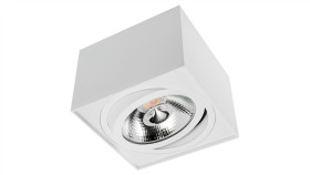 Oprawa Natynkowa Pari 1Xes111 Biała Gu10 Sufitowa