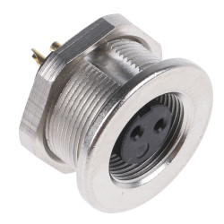 Złącze wielostykowe przemysłowe 2-pinowe M9, panelowe Gniazdo Binder