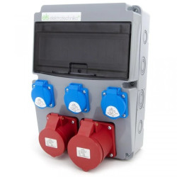 Rozdzielnica budowlana 32A/5P + 16A/5P + 3*GS 230V, 11NO311P