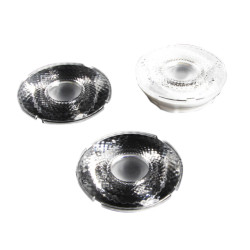 Soczewka LED Eliptyczny, kąt widzenia 18 ° Bezbarwny Metakrylan polimetylu (PMMA) Okrągły, Ledil, seria: Amy 50