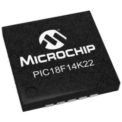 Mikrokontroler Microchip PIC18F QFN 20-pinowy Montaż powierzchniowy PIC 16 kB, 256 B 8bit CAN: 64MHz RAM:512 B