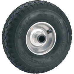 D&#xF6;rner &#x2B; helmer 740140M Pneumatic Wheel Tyre 260mm 200kg Steel Rim