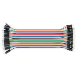 Zestaw 40szt Kabli-zworek 20cm połączeniowych WTYK-WTYK MĘSKIE /048 ARDUINO