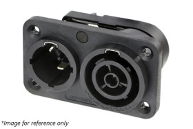 Gniazdo sieciowe Wtyczka Montaż na panelu 2+PE 16A