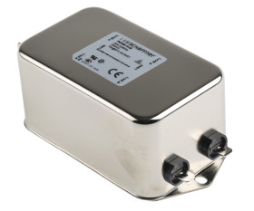 Filtr EMI 16A 1-fazowy 220kΩ 250 V AC/DC 0 → 400Hz 4 mH Schaffner Montaż w obudowie