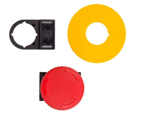 Napęd przycisku grzybkowego czerwony przez obrót W0-N-NEF22-DR/P C