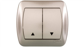 Simon Akord Przycisk Żaluzjowy Satyna Metalizowana Az1/29