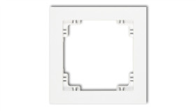 Deco Ramka Pojedyncza Biały Dr-1