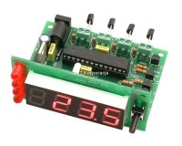 VAVT5389B Czterokanałowy termometr cyfrowy z wyświetlaczem LED (Zestaw do montażu)