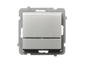 SONATA Wyłącznik hotelowy srebro mat ŁP-15RS/m/38 OSPEL