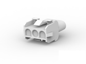 Obudowa złącza 3-pinowe -rzędowe raster: 6.35?mm TE Connectivity Gniazdo Montaż na panelu Universal MATE-N-LOK