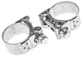 Opaska zaciskowa średnica wew 34 → 37mm śrubowa MIKALOR ze stali nierdzewnej szerokość 20mm