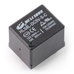 Przekaźnik HLS8L-DC5V-S-C - cewka 5V, styki 2x 15A/120VAC
