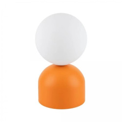 Lampka nocna pomarańczona ze okrągłym kloszem MIKI ORANGE 16041 TK Lighting