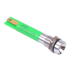 Q8R1CXXSG220 Super Bright Green Recessed 8mm 220VAC LED Panel Indicator APEM