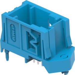 Plug, 12 pole, straight, 2 rows, blue, 1379114-2