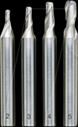 24610 Shaft cutter set, 4-piece, Ø 6 mm shaft