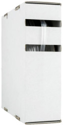 Hongshang 2111134398 Rurka termokurczliwa bez kleju przeźroczysty 2.40 mm 1.20 mm Współczynnik skurczu:2:1 15 m