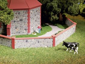 Mur z kamienia naturalnego, Auhagen 42651, skala H0