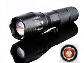 Latarka ręczna taktyczna XM LED T6 z zoom UV