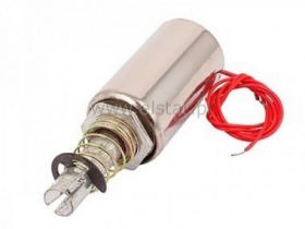 Elektromagnes ciągnący 12V 1kg; skok 18 ruch lin.