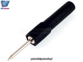 Sonda pomiarowa 2mm na gniazdo banan czarna