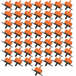 50x Kroplownik z przepływem turbulentnym 16l/h wyjście 4mm Bradas DSE-TOD16-50