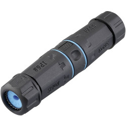 Renkforce RF-4533938 Adapter RJ45 to RJ45 CAT 6 Black