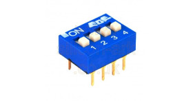 DIP switch - 4-pole (EDG104S) - ECE