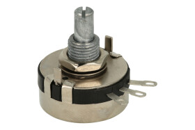 Potencjometr; osiowy; jednoobrotowy; mono; WTH118-1A 2W B4,7K; 4,7kohm; liniowa; 20%; 2W; oś fi 6,00mm; 20mm; metal; gładka; 270