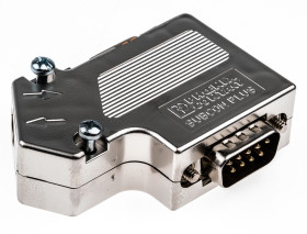 Złącze D-Sub 18-pinowe Męskie do żeńskiego Kąt Proste Montaż na kablu raster 2.77mm