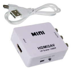 Konwerter HDMI/AV RCA Audio CVBS CABLETECH wejście HDMI/wyjście AV adapter