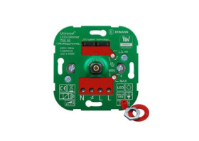 Ściemniacz LED, ścieżki: 2, pokrętła: 1, Dźwignia obrotowa, 160W, 230V