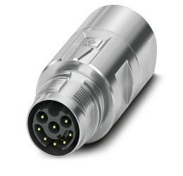 Złącze wielostykowe przemysłowe 8-pinowe M17 Montaż na kablu Wtyczka Phoenix Contact