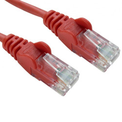 RJ45 Cat5e Ethernet LAN Cable 2m (Red)