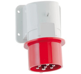 Wtyczka maszynowa odbiornikowa TE 32A 7p 400V 6h IP44 26002