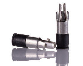 Oprawa bezpiecznikowa montowana w tablicach Montaż panelowy rozmiar: 5 x 20mm 10A 250V ac Szybkozłącze, końcówka