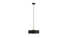 Lampa Wisząca Nowoczesna 1Xe27 Eos Black/Gold