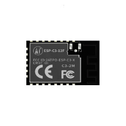 Moduł WiFi ESP32-C3-12F, Bluetooth Low Energy (BLE), WiFi, AES, WEP, ADC, GPIO, I2C, SPI, UART, 3.0 → 3.6V dc,