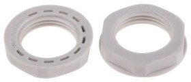 Nakrętka do dławnic kablowych, M20, IP68, kolor: Szary, materiał: Nylon 66, RS PRO